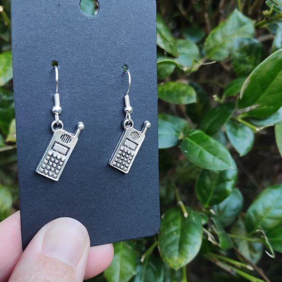 Retro Phone Earrings - Picture 3 of 7
